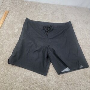 Wave Zone Swim Trunks Board Shorts Black Lace‎ Up Closure Size 40